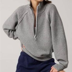 Aerie OFFLINE By Aerie Cool Down Quarter Zip Sweater